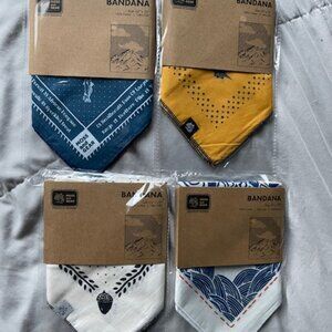 NWT Bandana Bundle Yellow Cotton Moss Gear Wholesale 100 Individually Wrapped